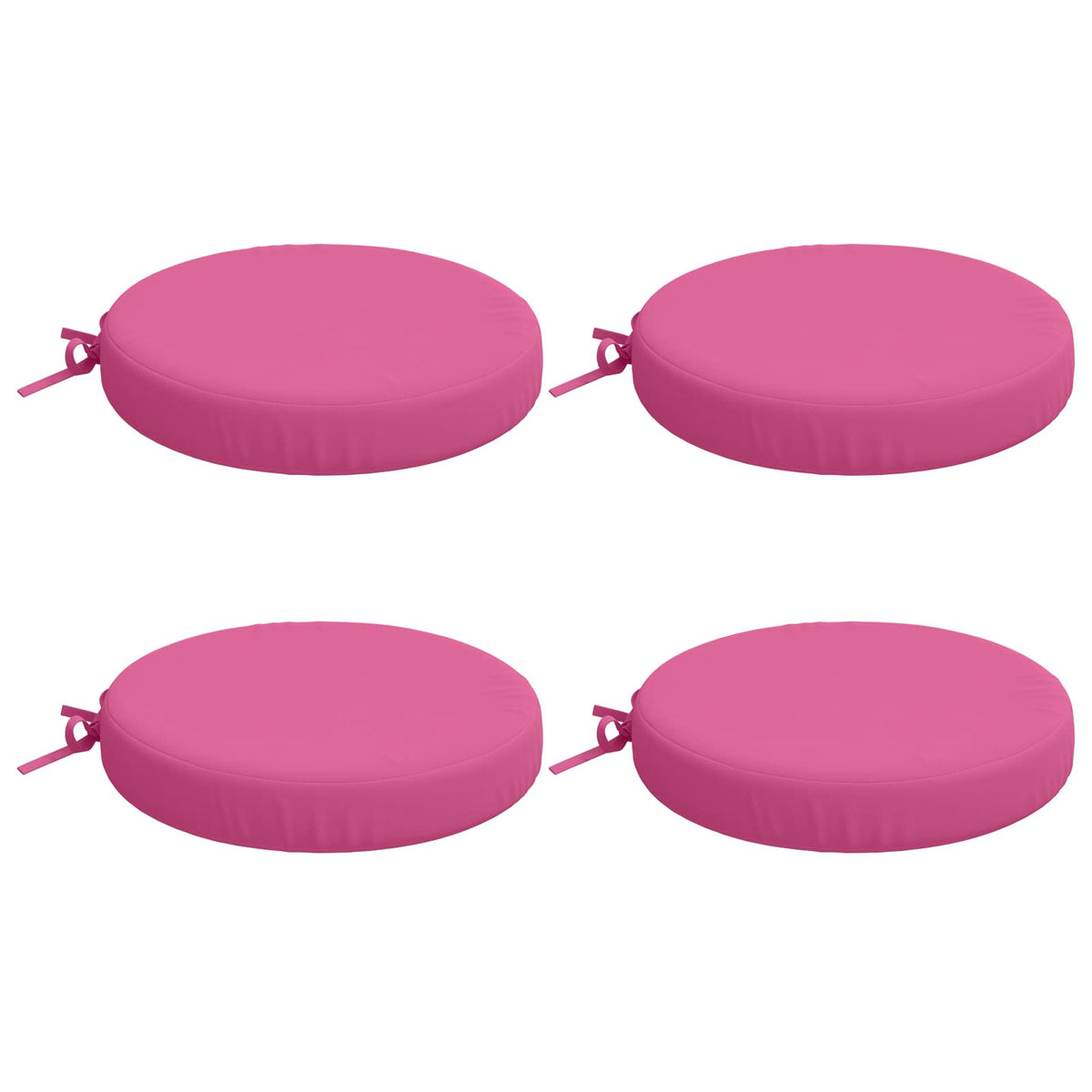 4-Piece Seat Cushions SOEST 4 pcs 100% Polyester Pink