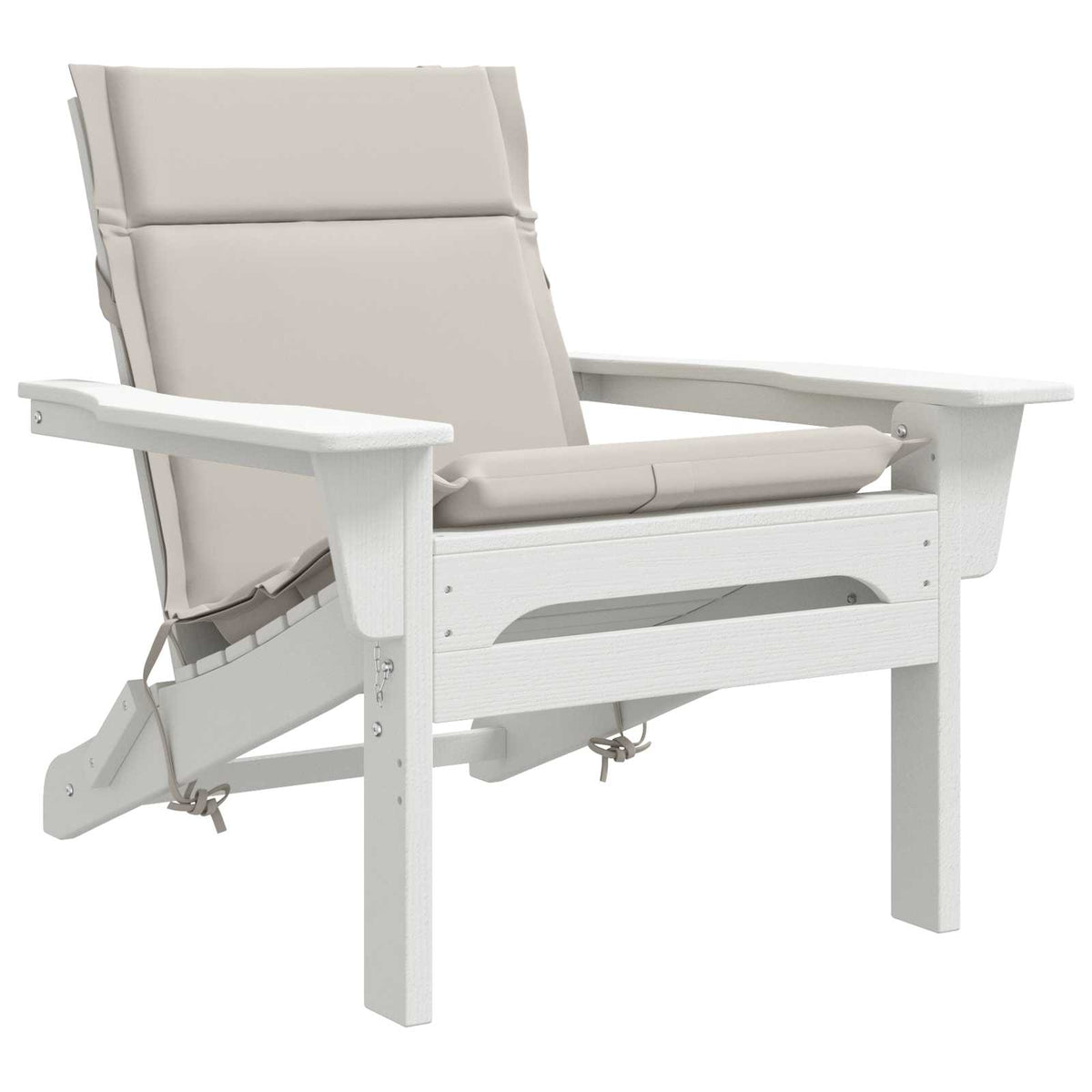 Low Back Chair Cushion GEMERT 6 pcs 100% Polyester White