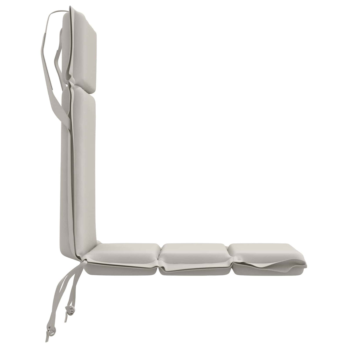 Low Back Chair Cushion GEMERT 6 pcs 100% Polyester White