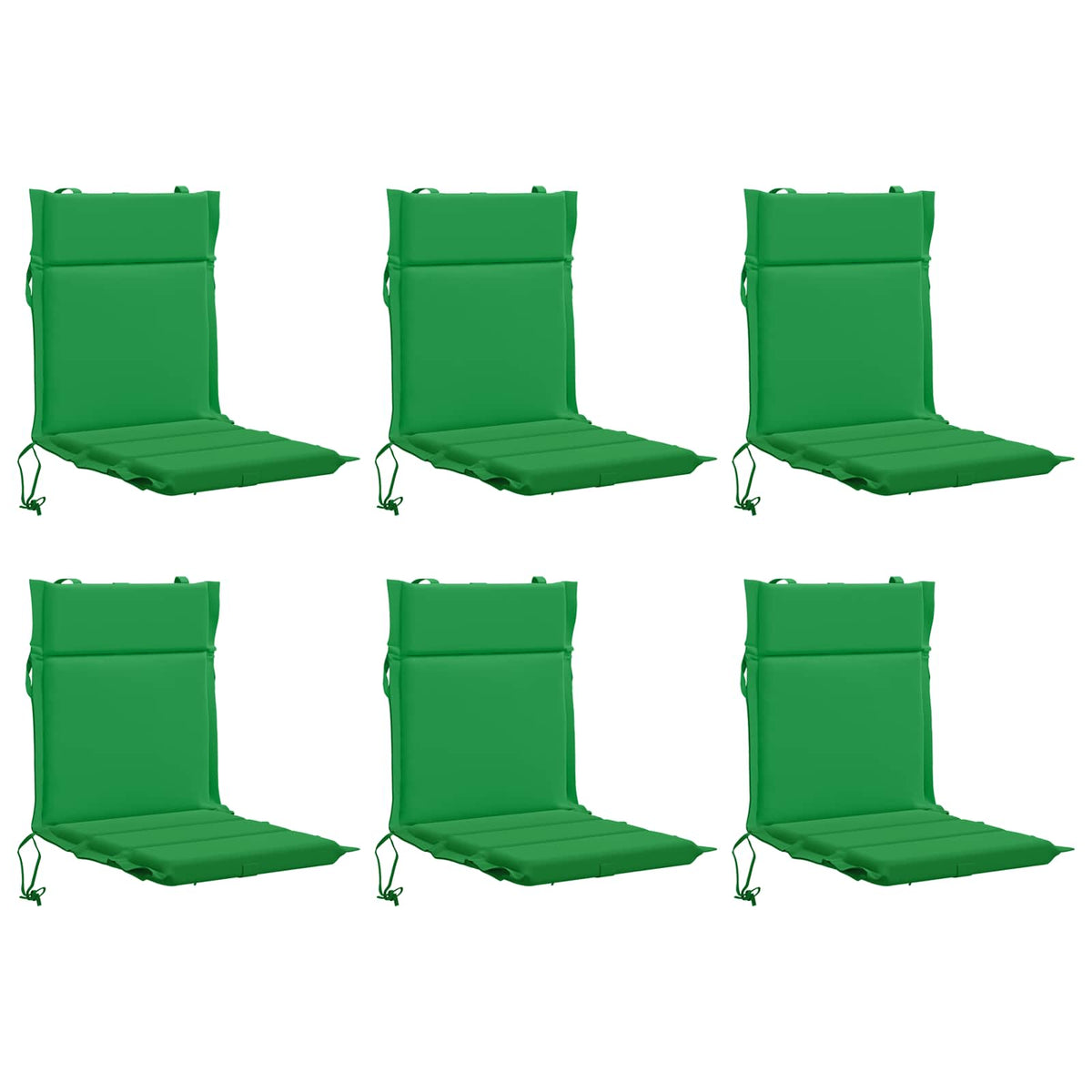 6-Piece High Back Chair Cushions GEMERT 6 pcs 100% Polyester