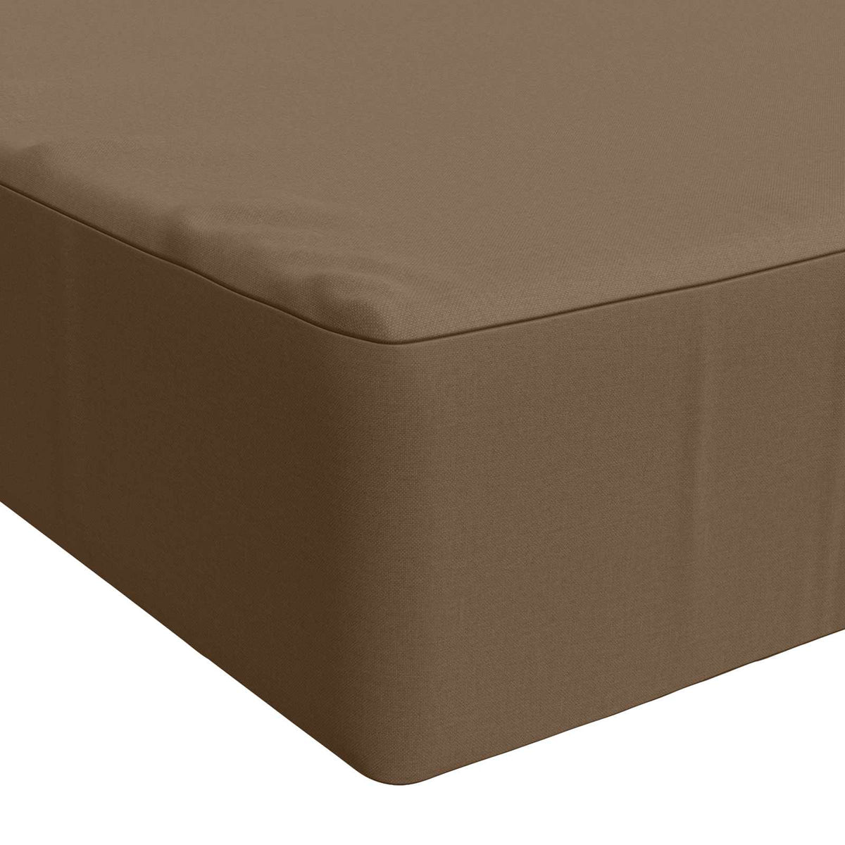 Seat Cushion SOEST 100% Polyester Taupe 120 x 60 x 15 cm