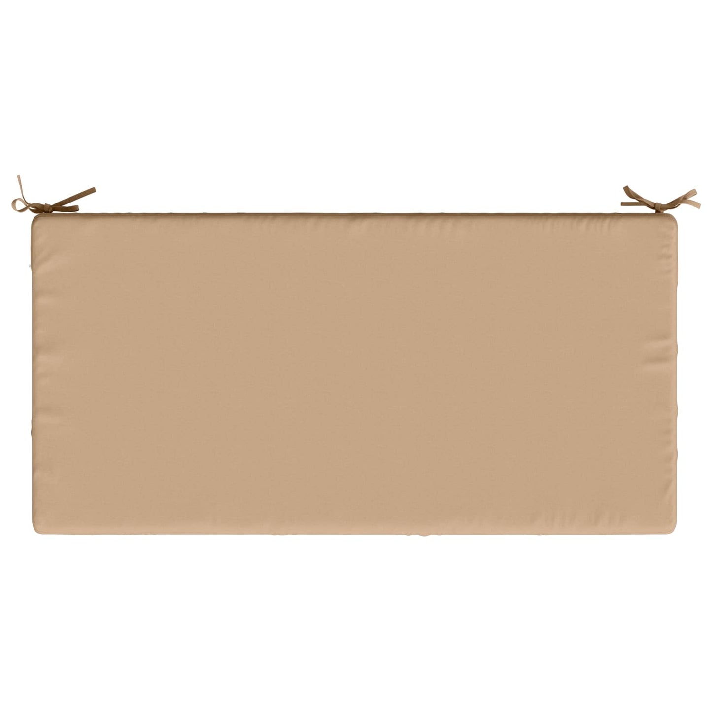 Seat Cushion SOEST 100% Polyester Sand 120 x 60 x 15 cm