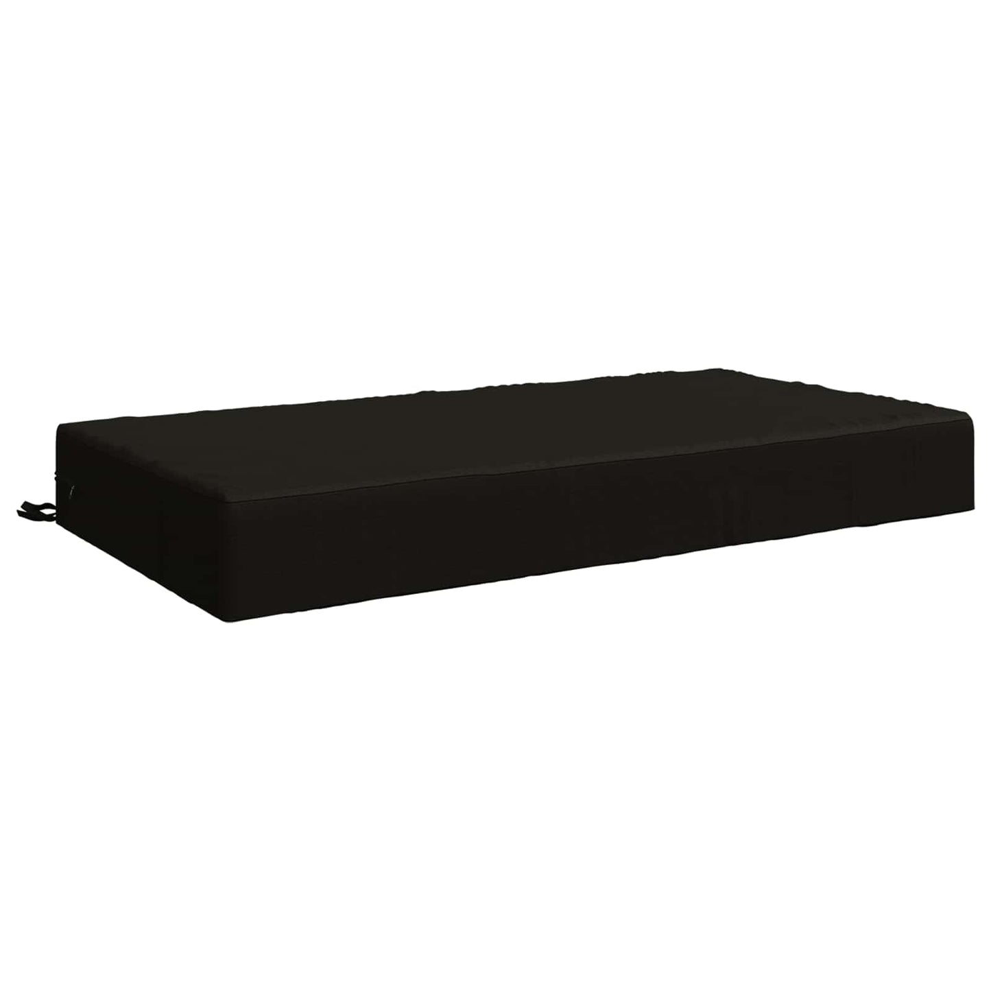 Seat Cushion SOEST 100% Polyester Black 120 x 60 x 15 cm
