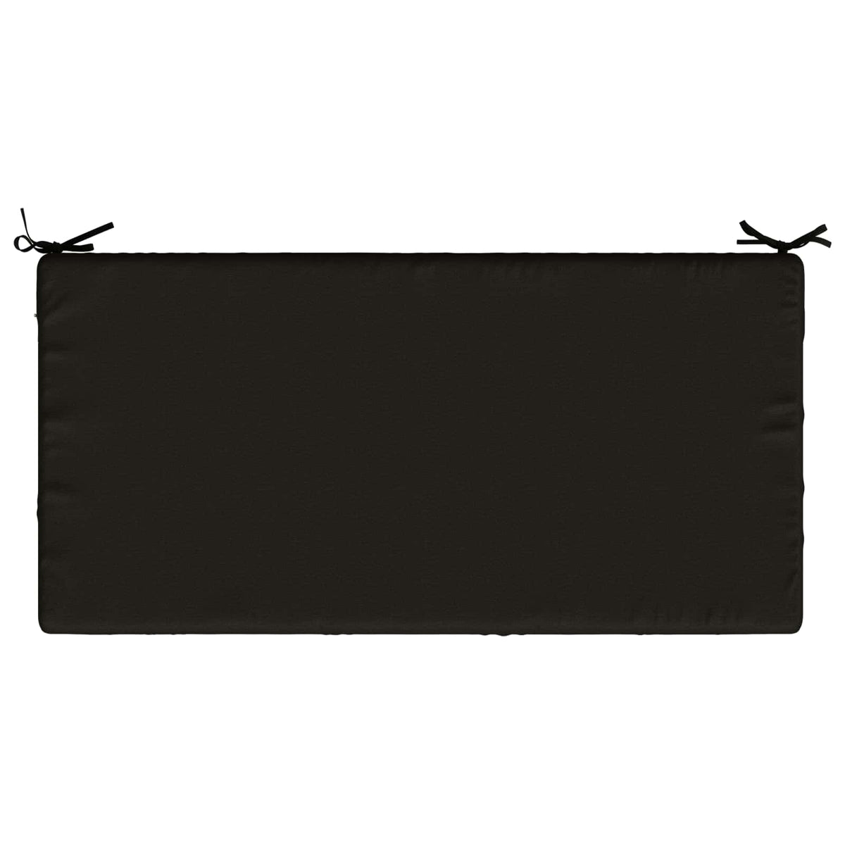 Seat Cushion SOEST 100% Polyester Black 120 x 60 x 15 cm