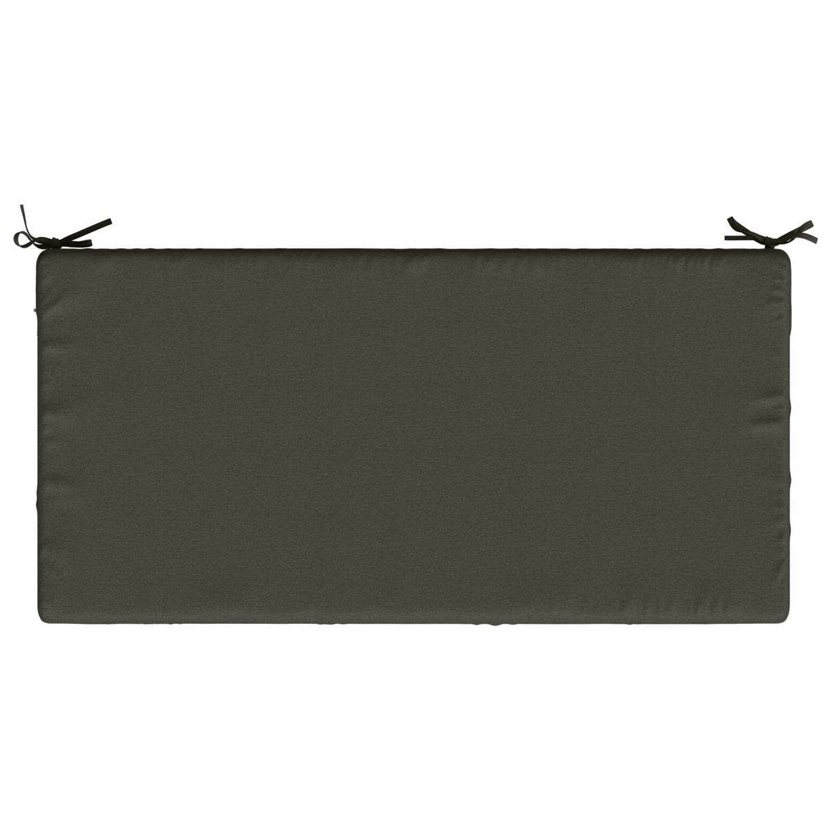 Seat Cushion SOEST 100% Polyester Anthracite 120 x 60 x 15 cm