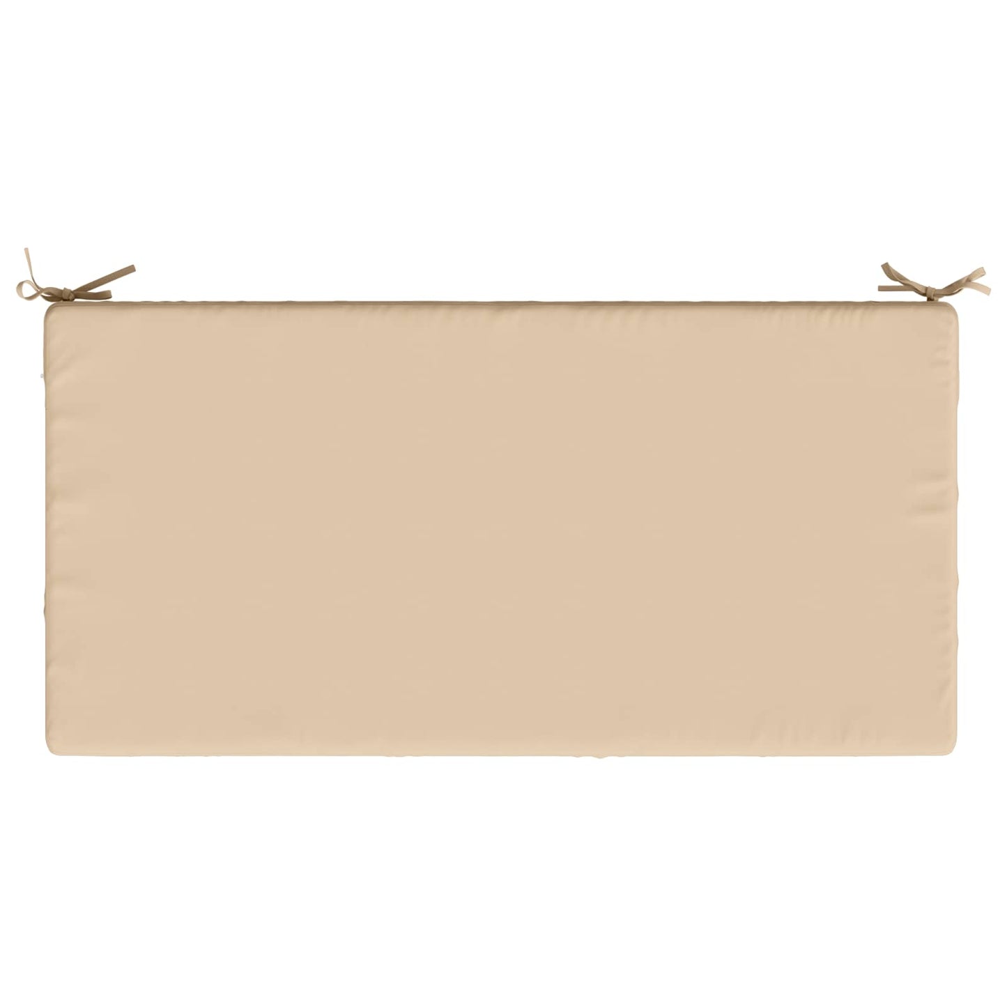 Seat Cushion SOEST 100% Polyester Cream 120 x 60 x 15 cm