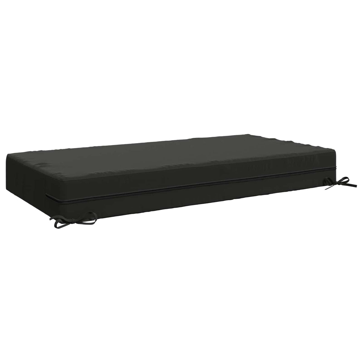 Seat Cushion SOEST 100% Polyester Anthracite 120 x 60 x 15 cm
