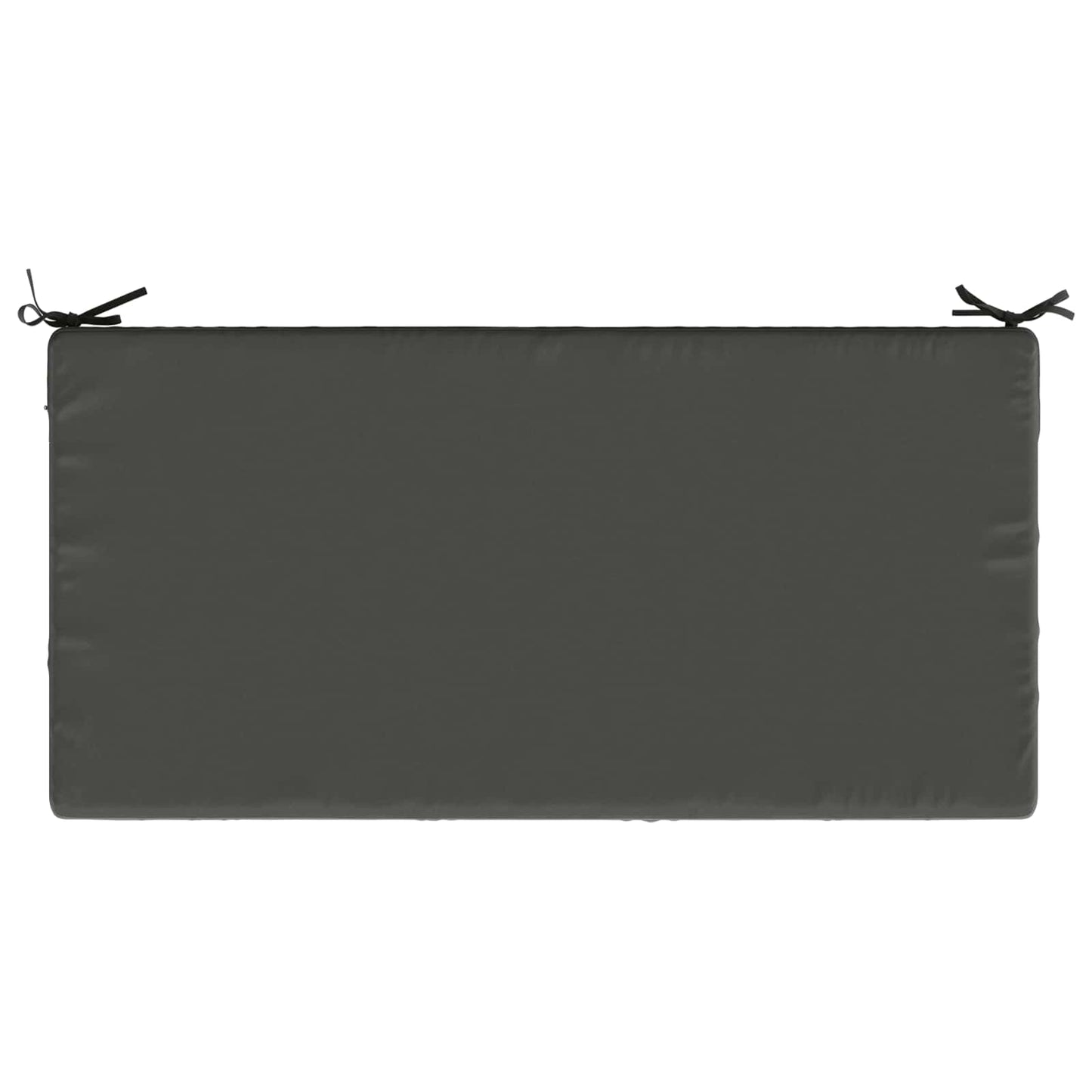 Seat Cushion SOEST 100% Polyester Anthracite 120 x 60 x 15 cm
