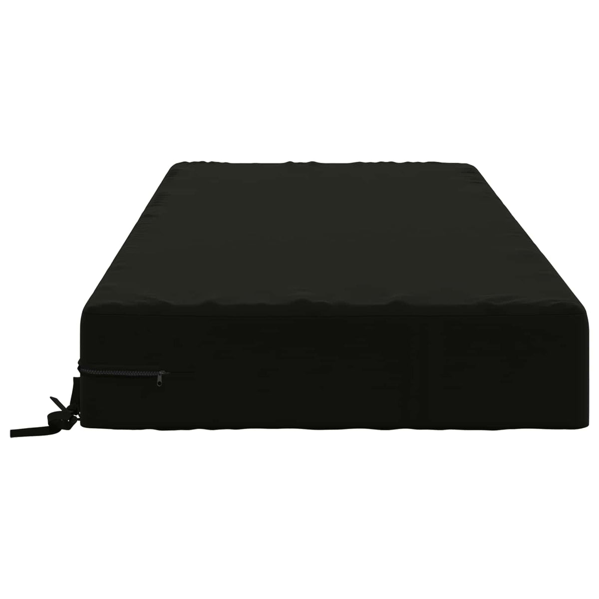 Seat Cushion SOEST 100% Polyester Black 120 x 60 x 15 cm