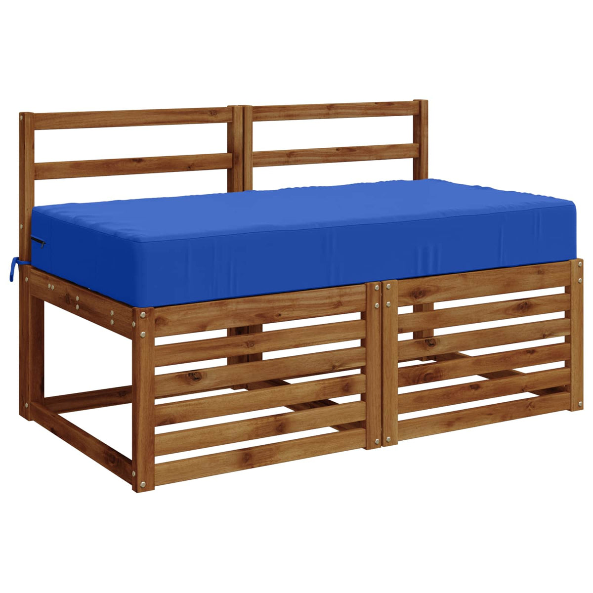 Seat Cushion SOEST 100% Polyester Royal blue 120 x 60 x 15 cm