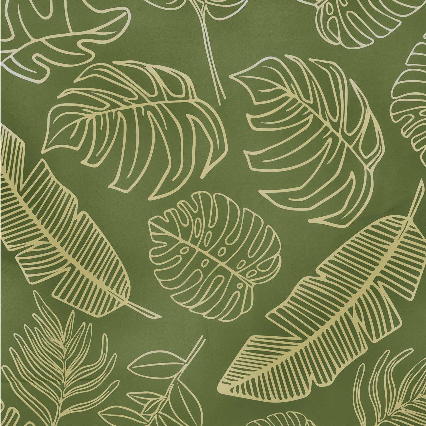 Seat Cushion SOEST 100% Polyester Leaf design 120 x 60 x 15 cm