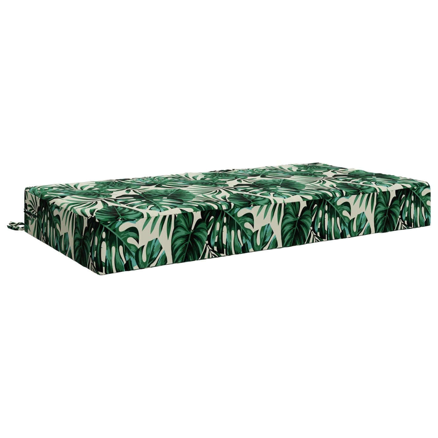Seat Cushion SOEST 100% Polyester Leaf pattern 120 x 60 x 15 cm