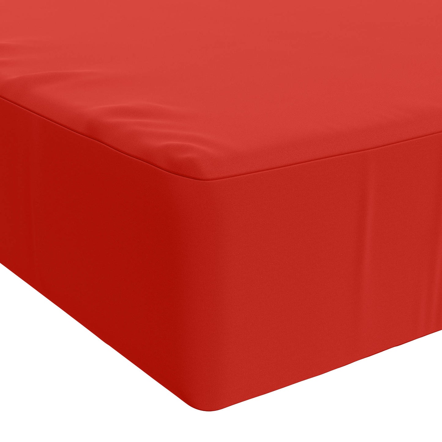 Seat Cushion SOEST 100% Polyester Red 120 x 60 x 15 cm