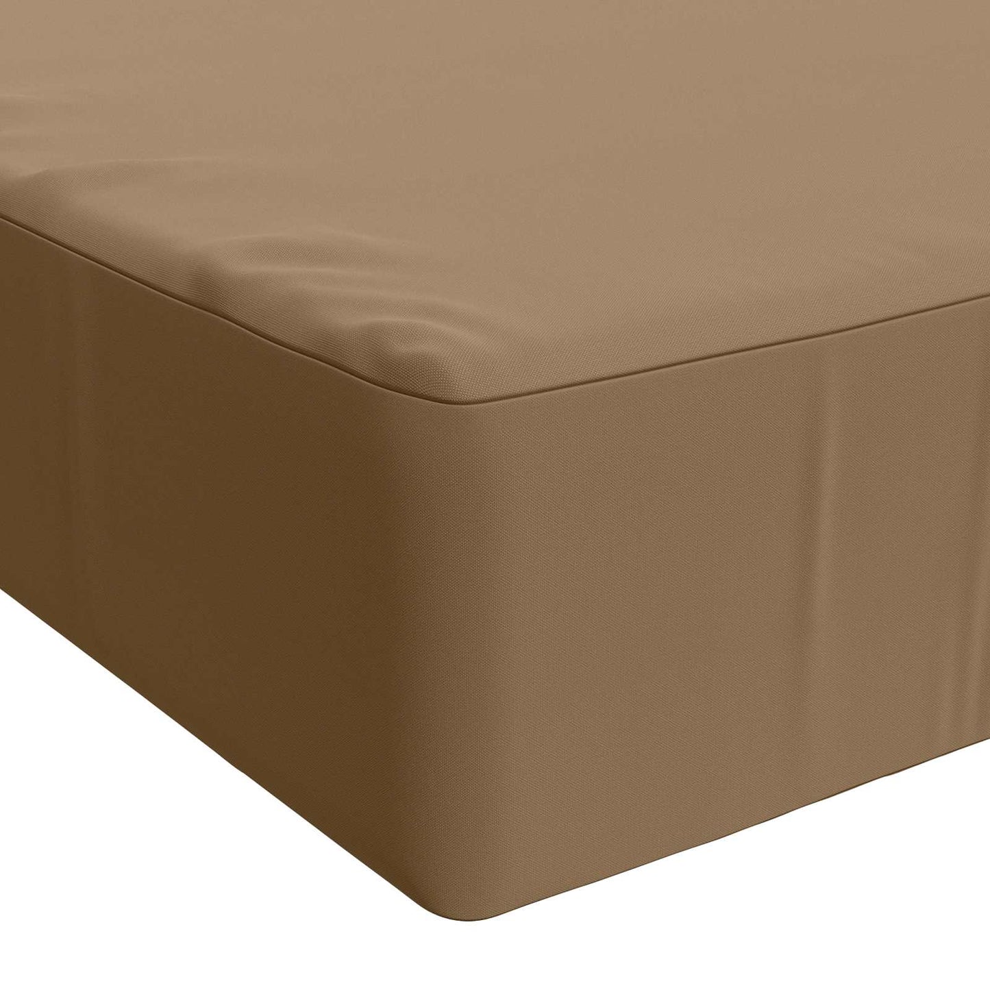 Seat Cushion SOEST 100% Polyester Taupe 120 x 60 x 15 cm