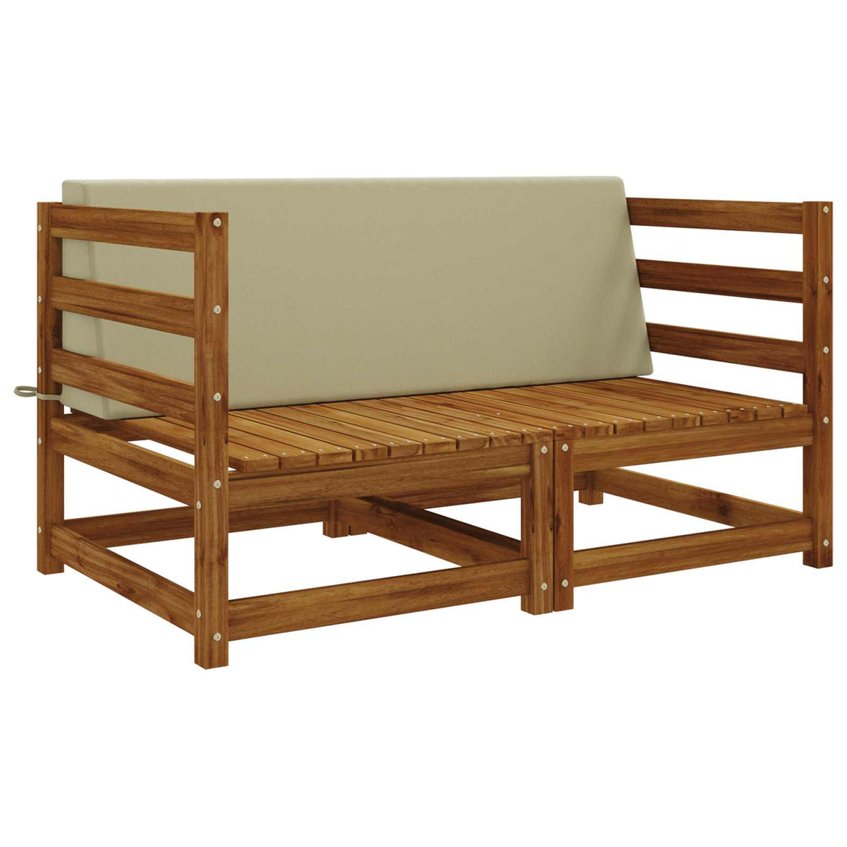Back Cushion SOEST 100% Polyester Light green 120 x 20 x 40 cm