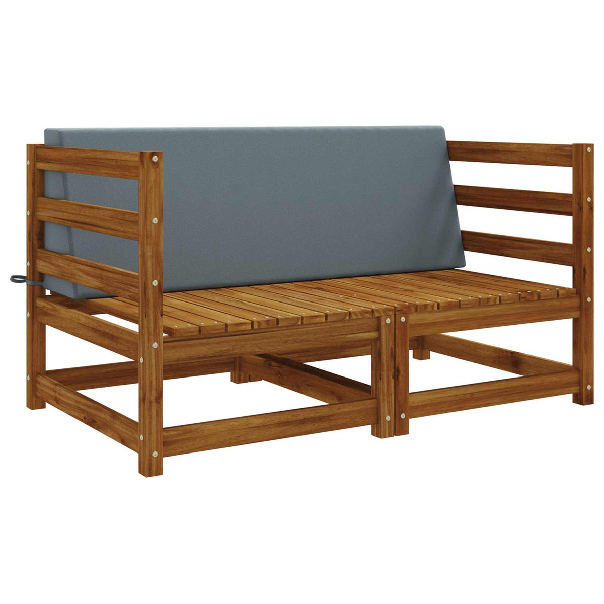 Back Cushion SOEST 100% Polyester Blue 120 x 20 x 40 cm