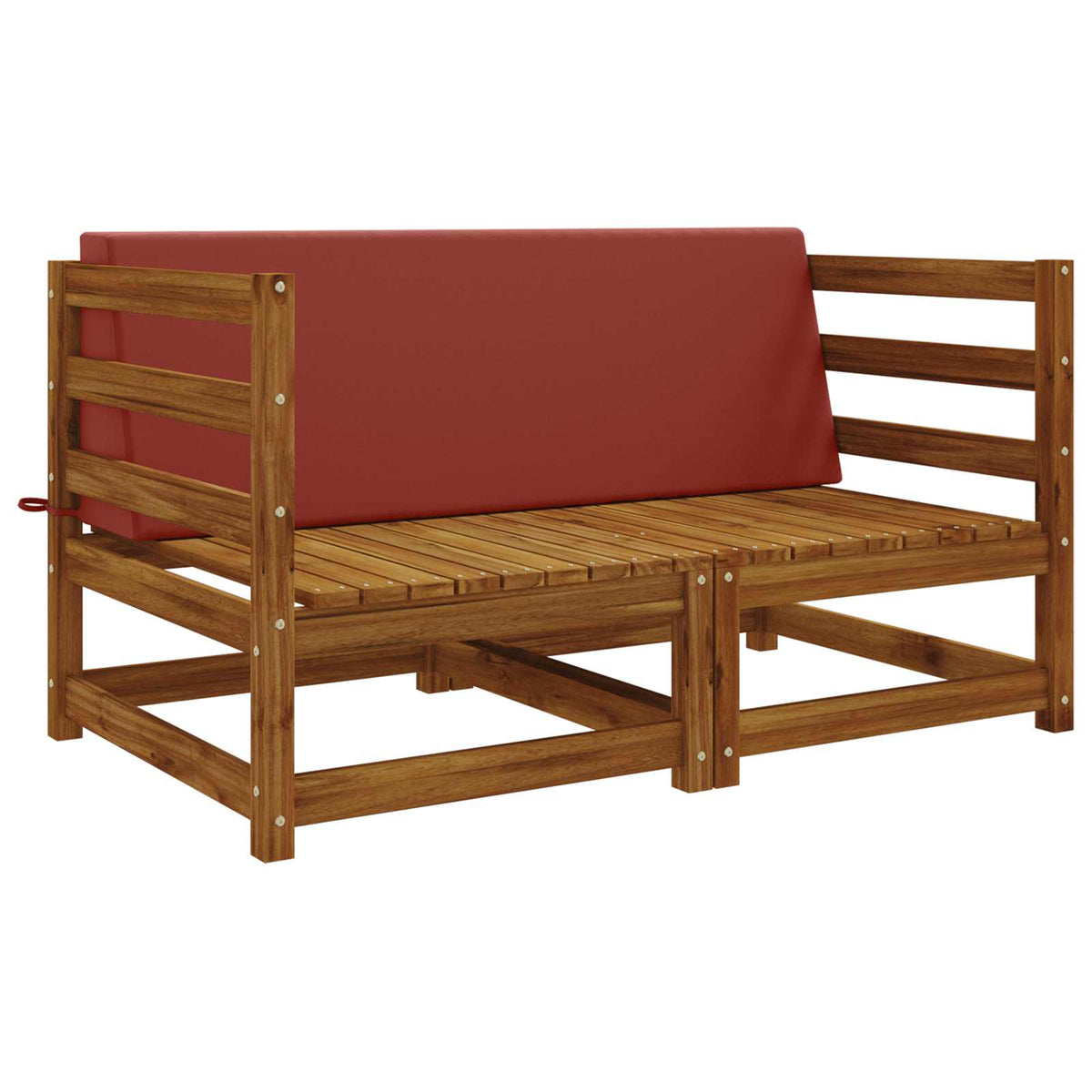 Back Cushion SOEST 100% Polyester Red 120 x 20 x 40 cm