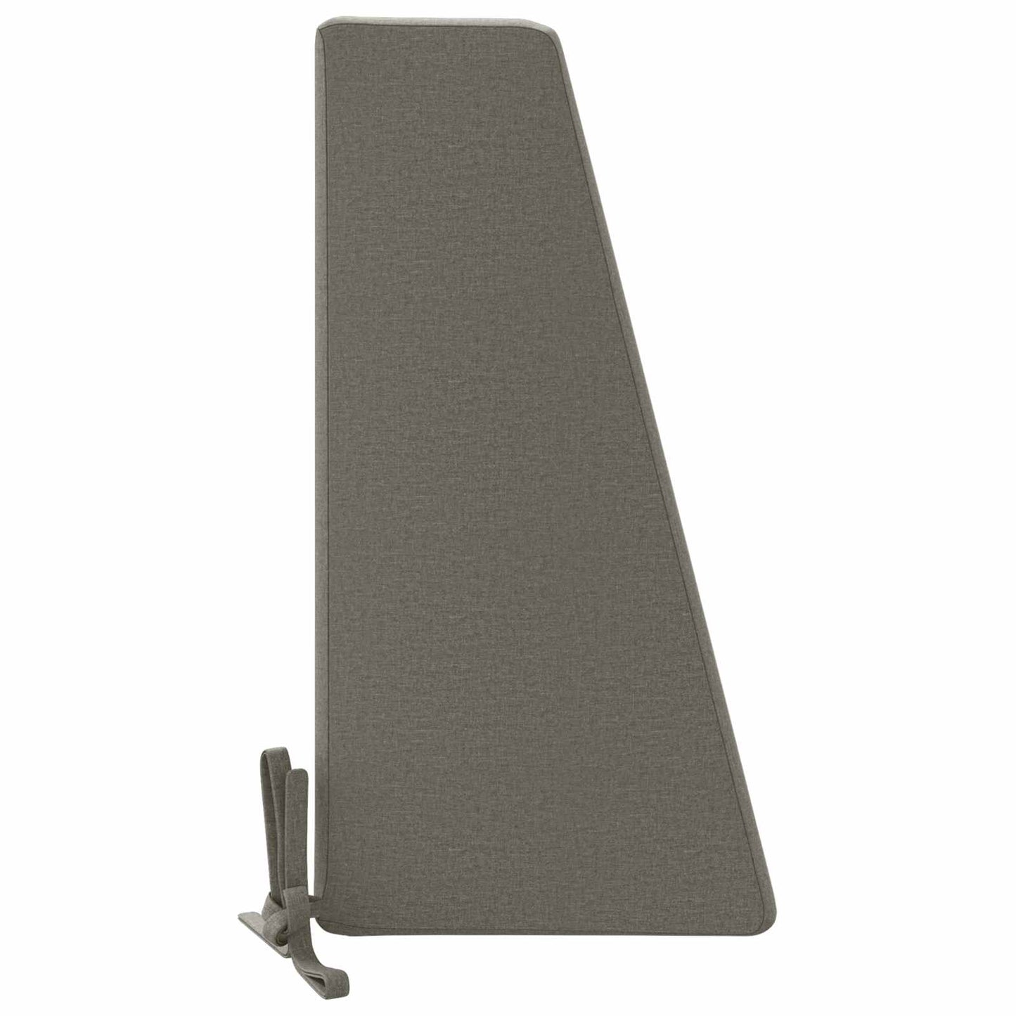 Back cushion SOEST 100% Polyester Grey 120 x 20 x 40 cm