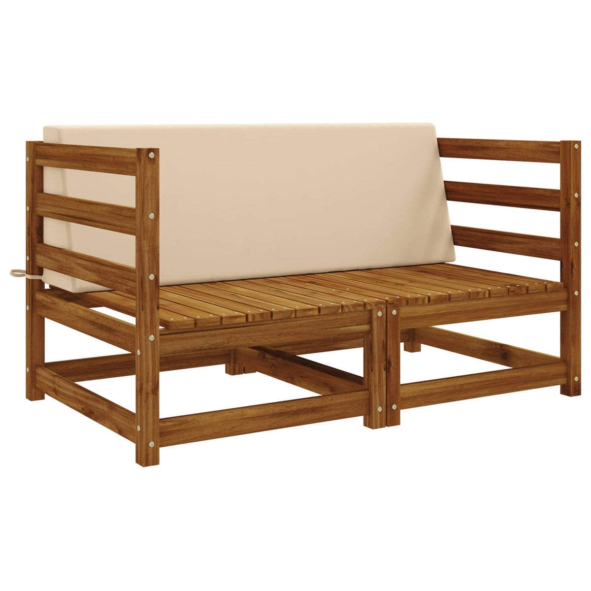 Back Cushion SOEST 100% Polyester Cream 120 x 20 x 40 cm
