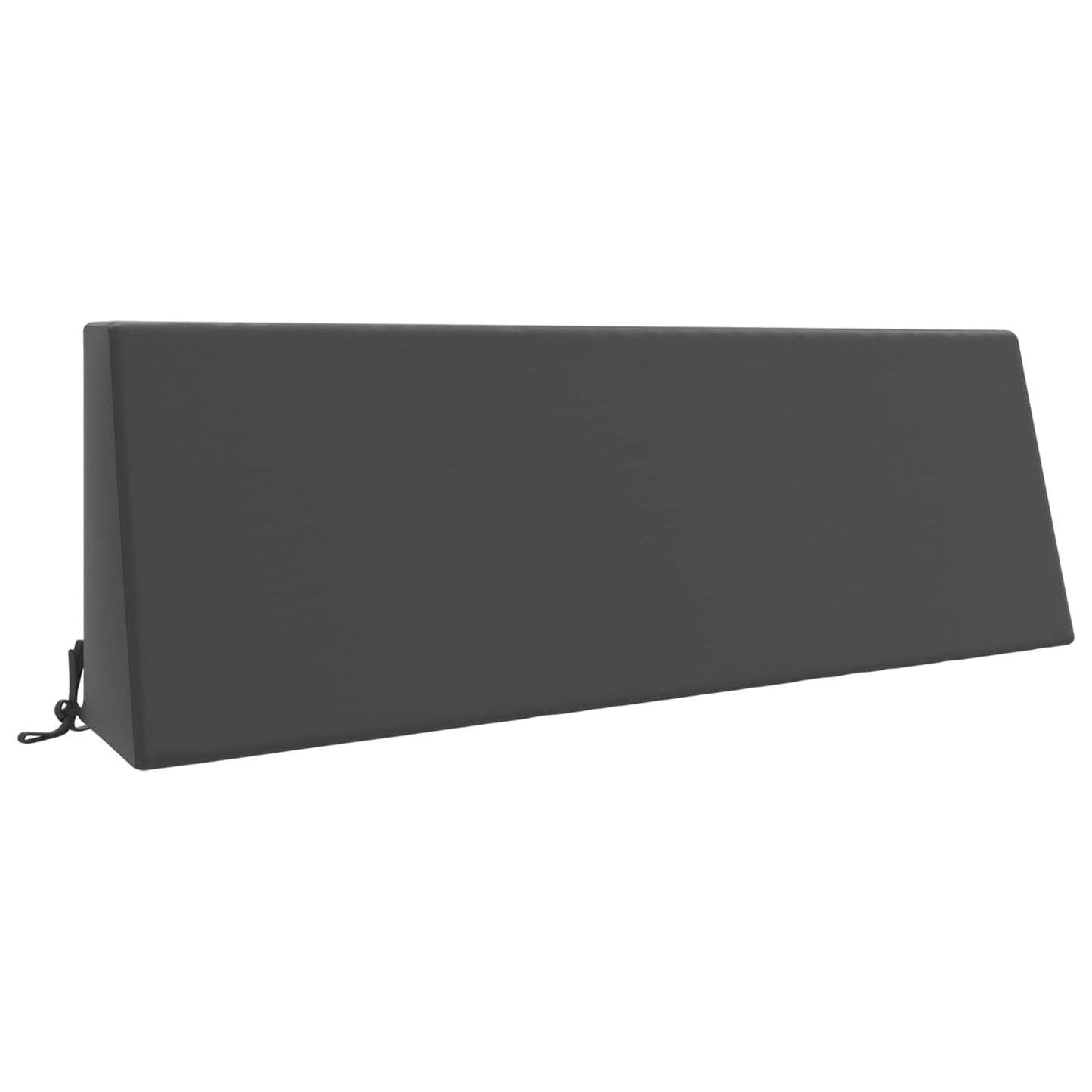 Back cushion SOEST 100% Polyester Anthracite 120 x 20 x 40 cm