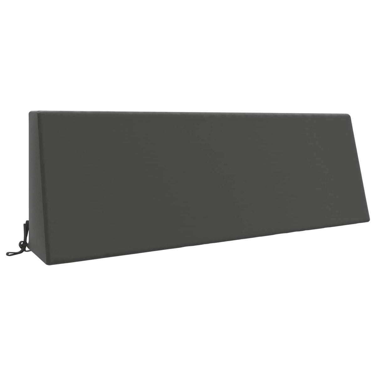 Back Cushion SOEST 100% Polyester Anthracite 120 x 20 x 40 cm