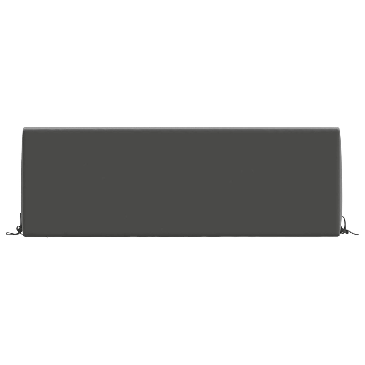 Back Cushion SOEST 100% Polyester Anthracite 120 x 20 x 40 cm