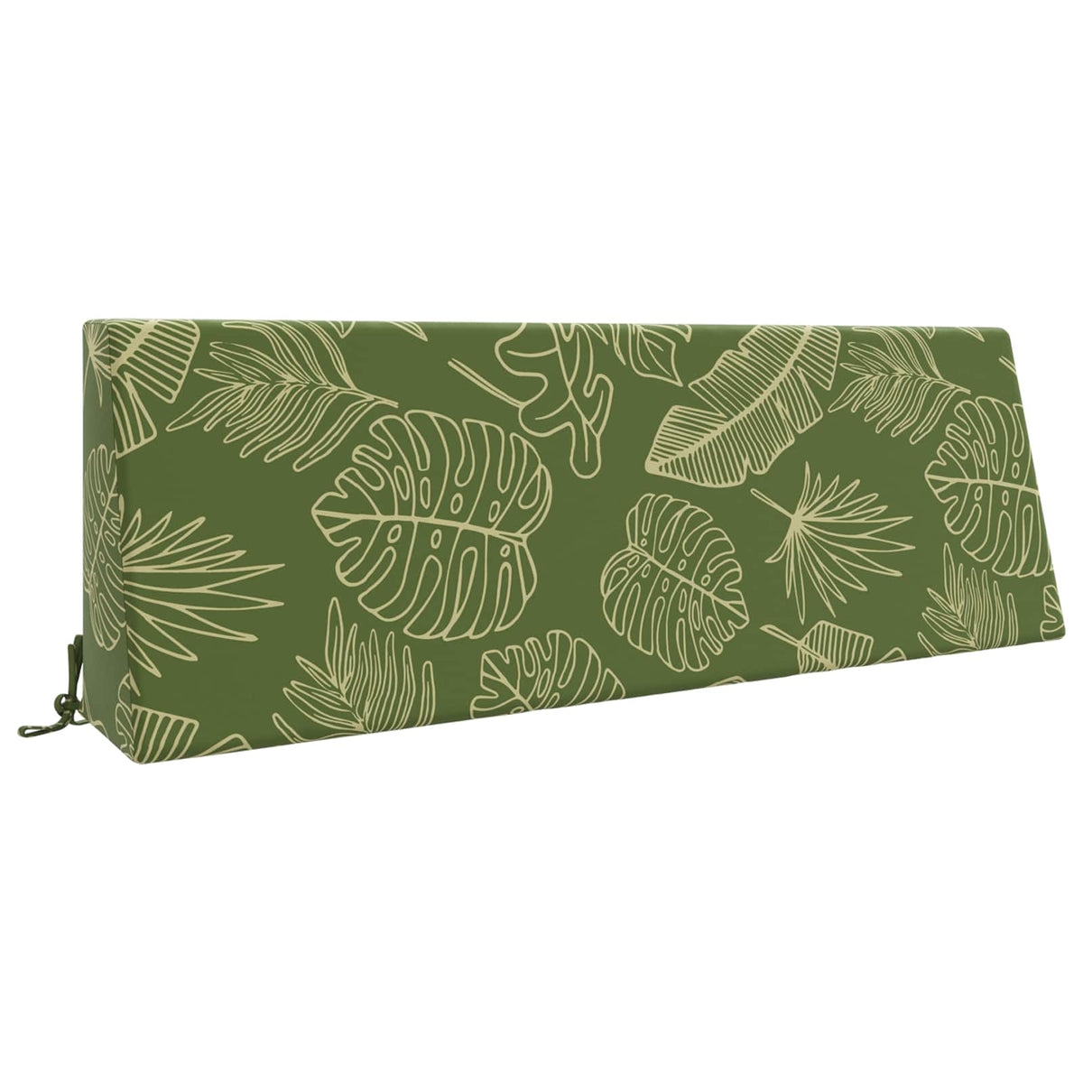 Back Cushion SOEST 100% Polyester Leaf design 120 x 20 x 40 cm