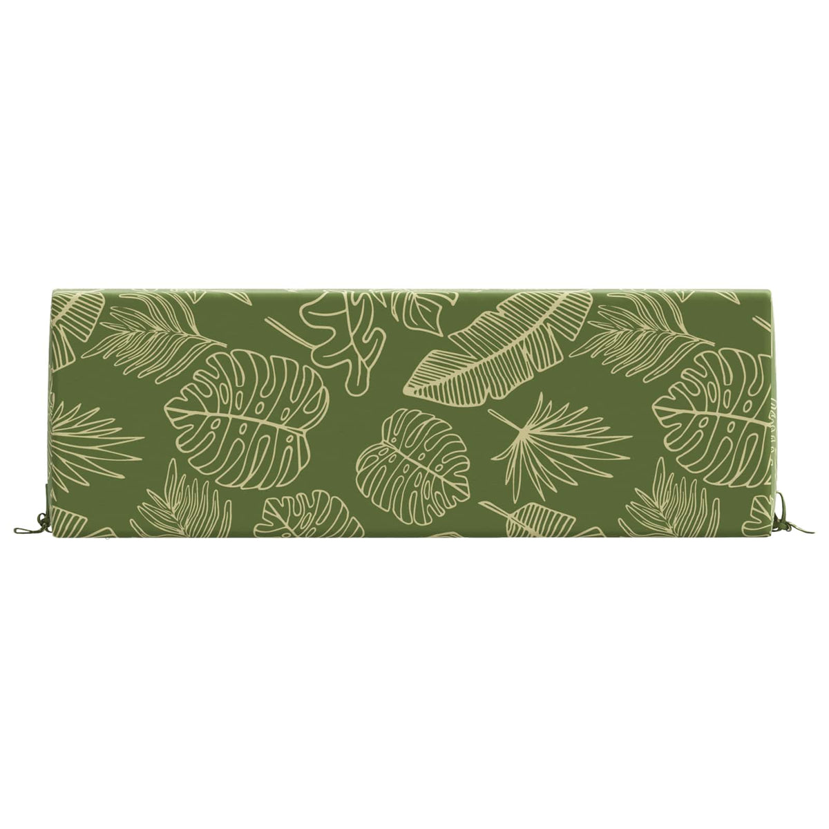 Back Cushion SOEST 100% Polyester Leaf design 120 x 20 x 40 cm