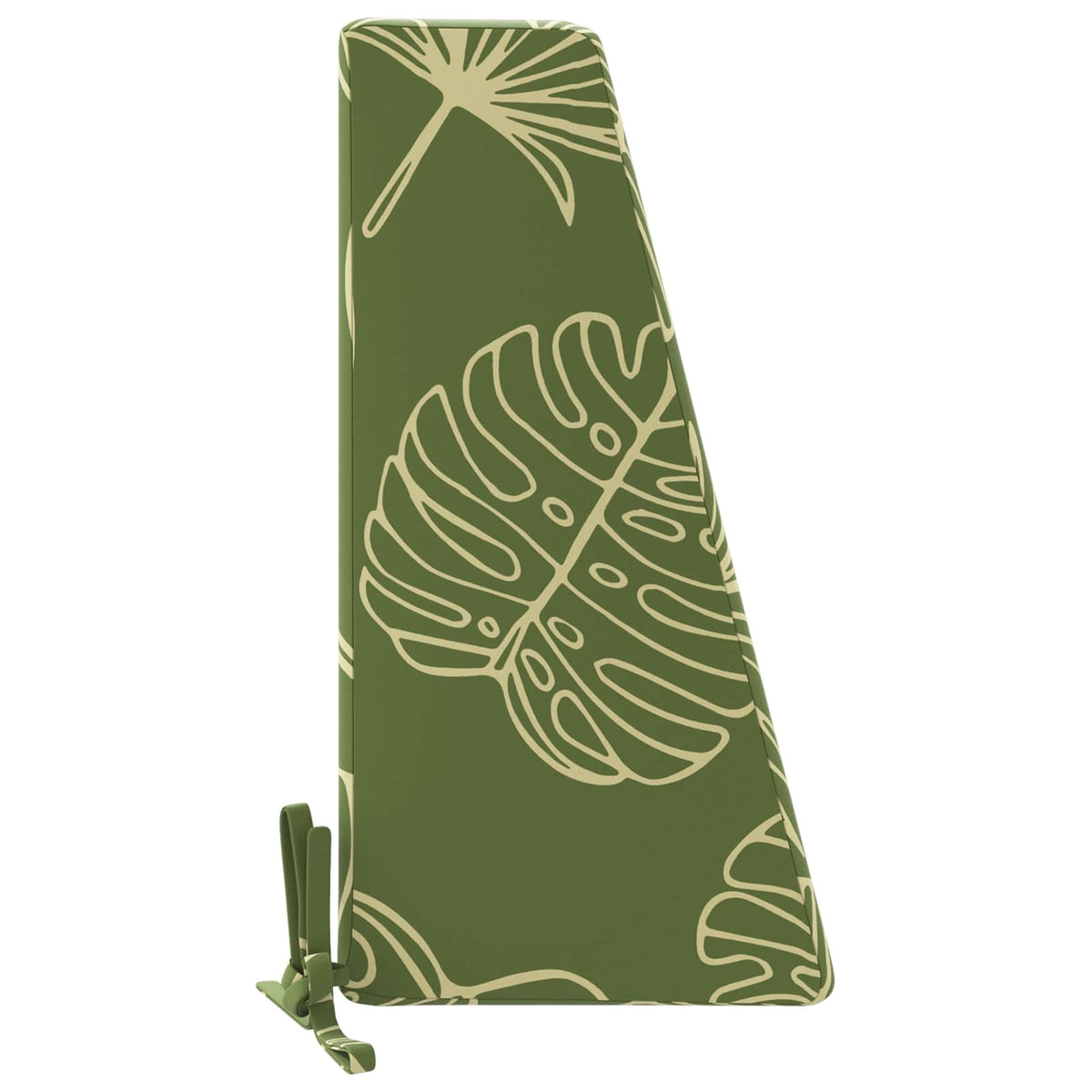 Back Cushion SOEST 100% Polyester Leaf design 120 x 20 x 40 cm