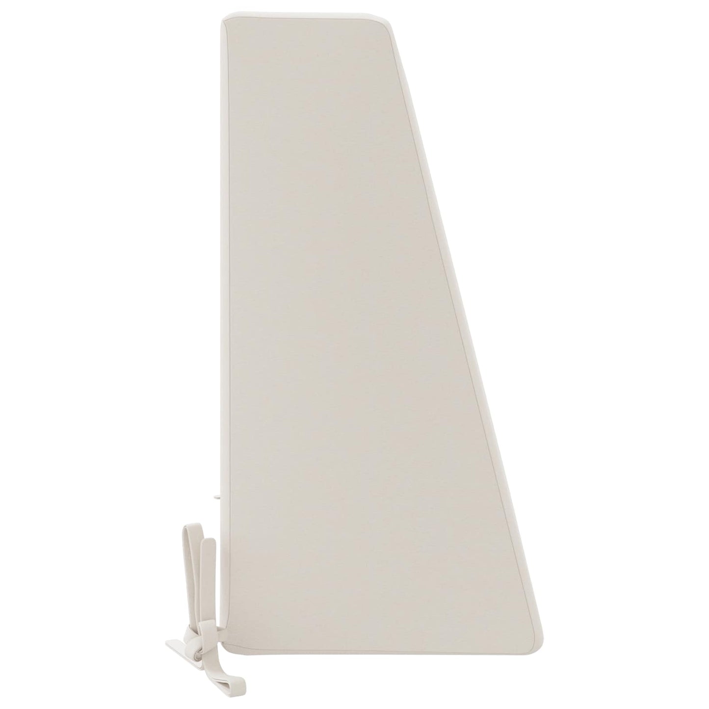 Back cushion SOEST 100% Polyester White 60 x 20 x 40 cm