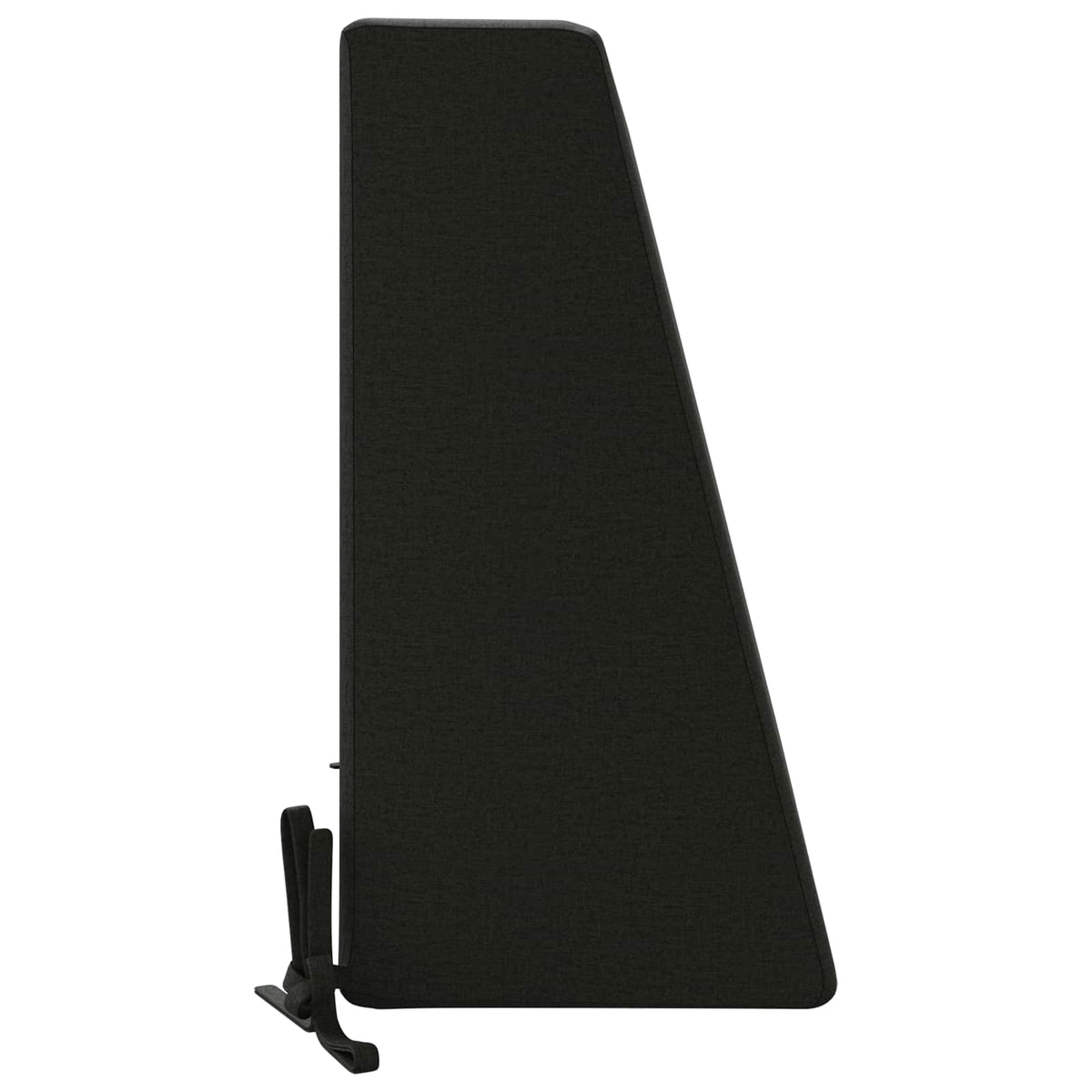 Back Cushion SOEST 100% Polyester Black 60 x 20 x 40 cm