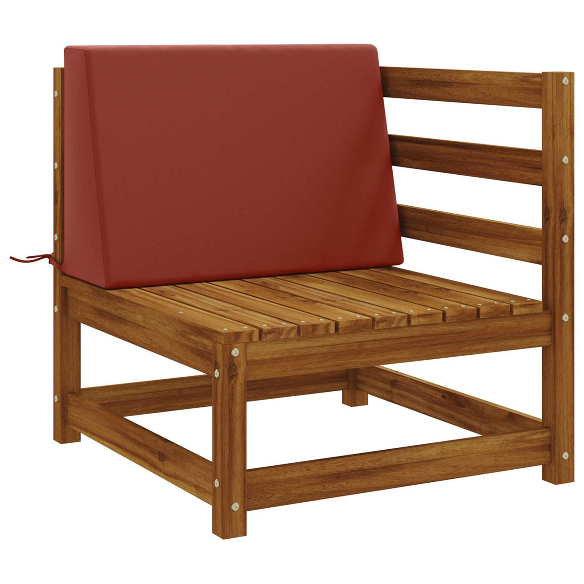 Back Cushion SOEST 100% Polyester Red 60 x 20 x 40 cm
