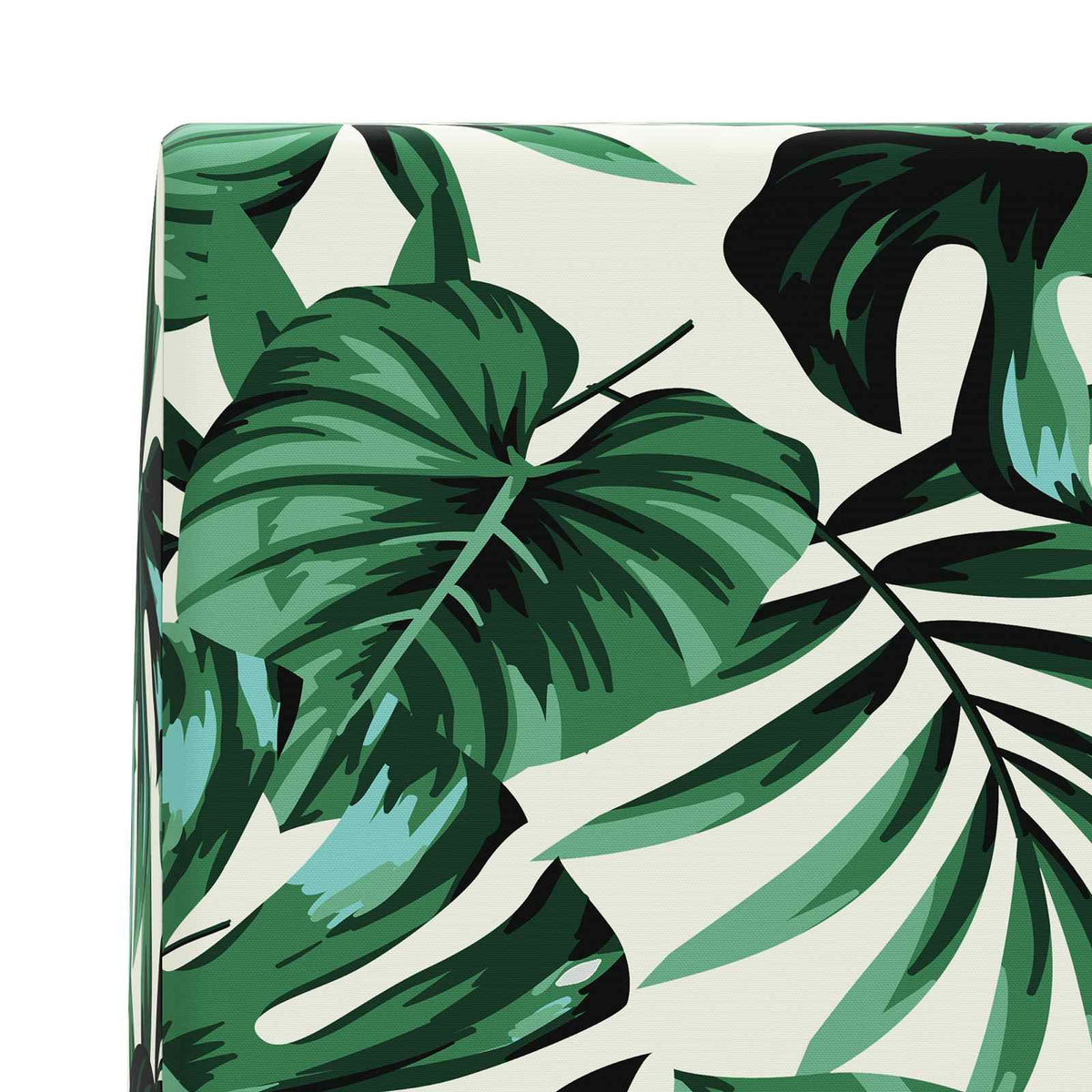 Back cushion SOEST 100% Polyester Leaf pattern 60 x 20 x 40 cm