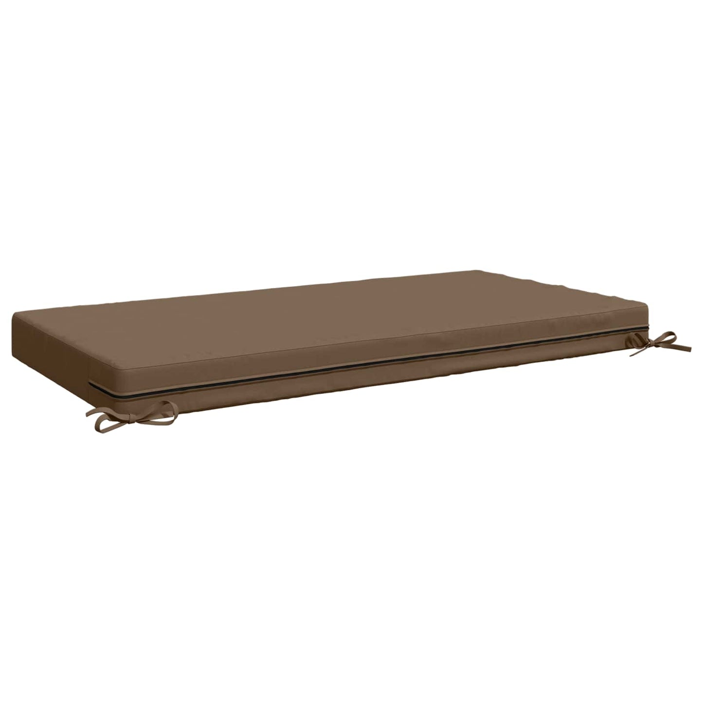 Seat Cushion SOEST 100% Polyester Taupe 120 x 80 x 10 cm