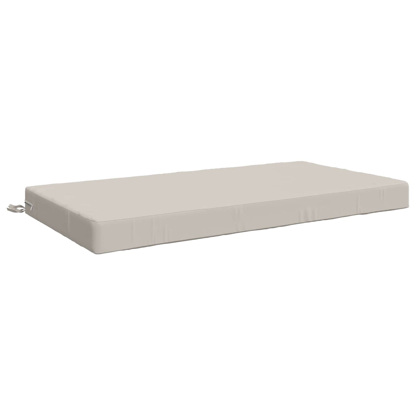 Seat Cushion SOEST 100% Polyester White 120 x 80 x 10 cm