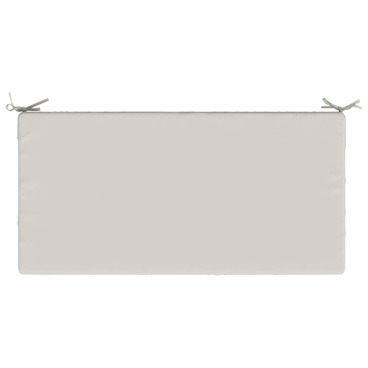 Seat Cushion SOEST 100% Polyester White 120 x 80 x 10 cm