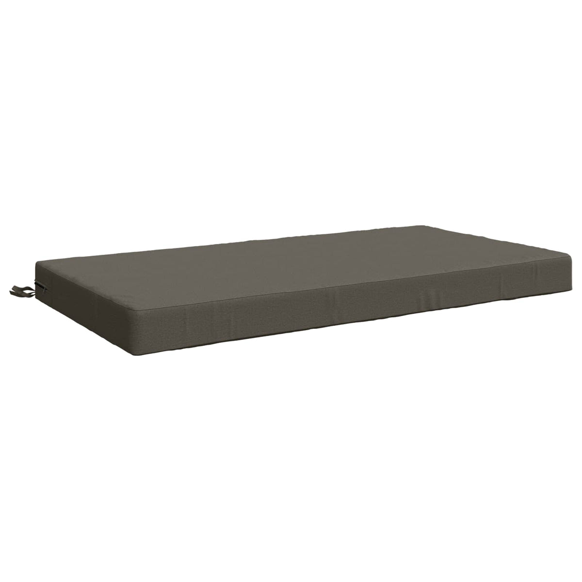 Seat Cushion SOEST 100% Polyester Grey 120 x 80 x 10 cm