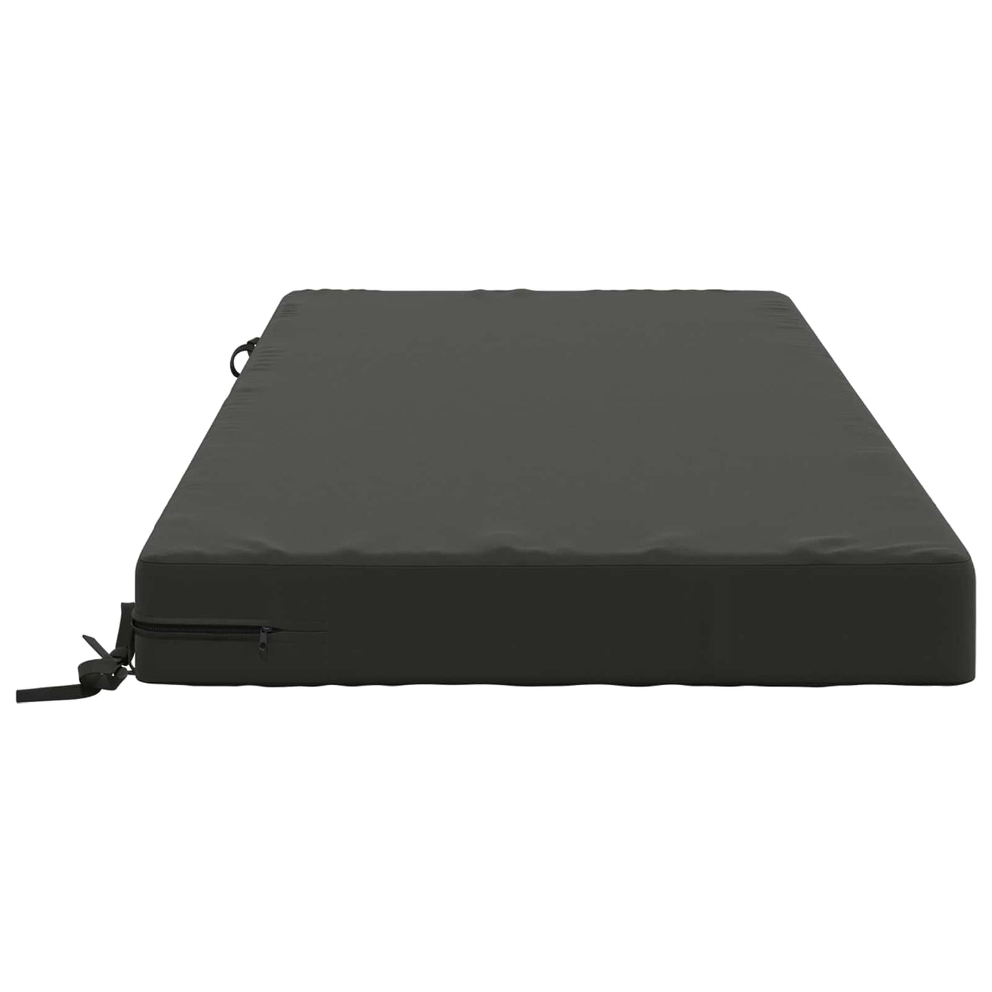 Seat Cushion SOEST 100% Polyester Anthracite 120 x 80 x 10 cm