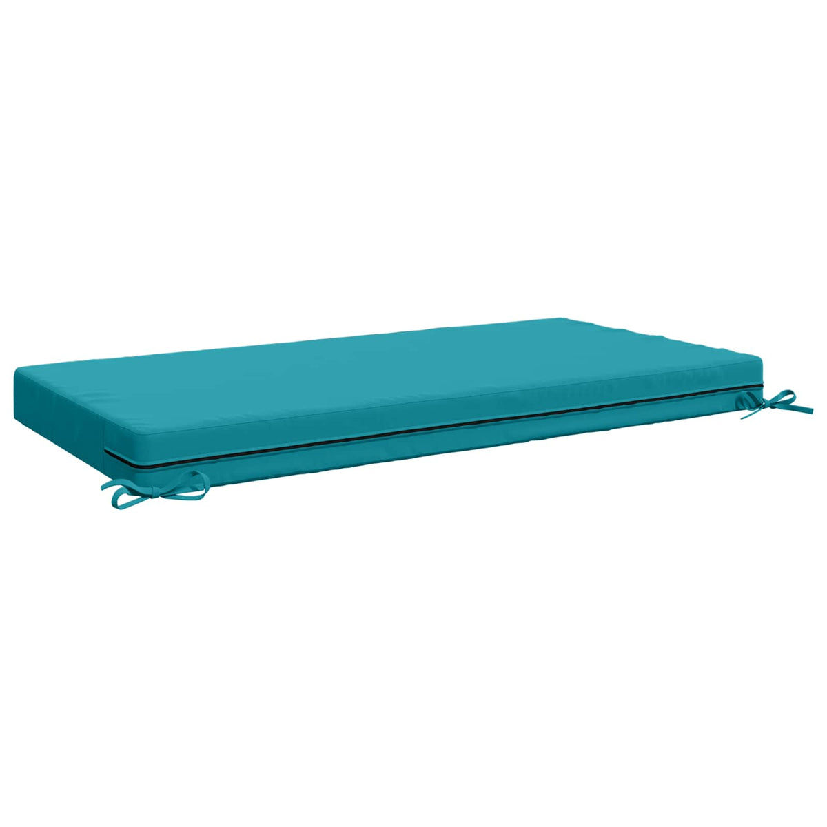 Seat Cushion SOEST 100% Polyester Turquoise 120 x 80 x 10 cm
