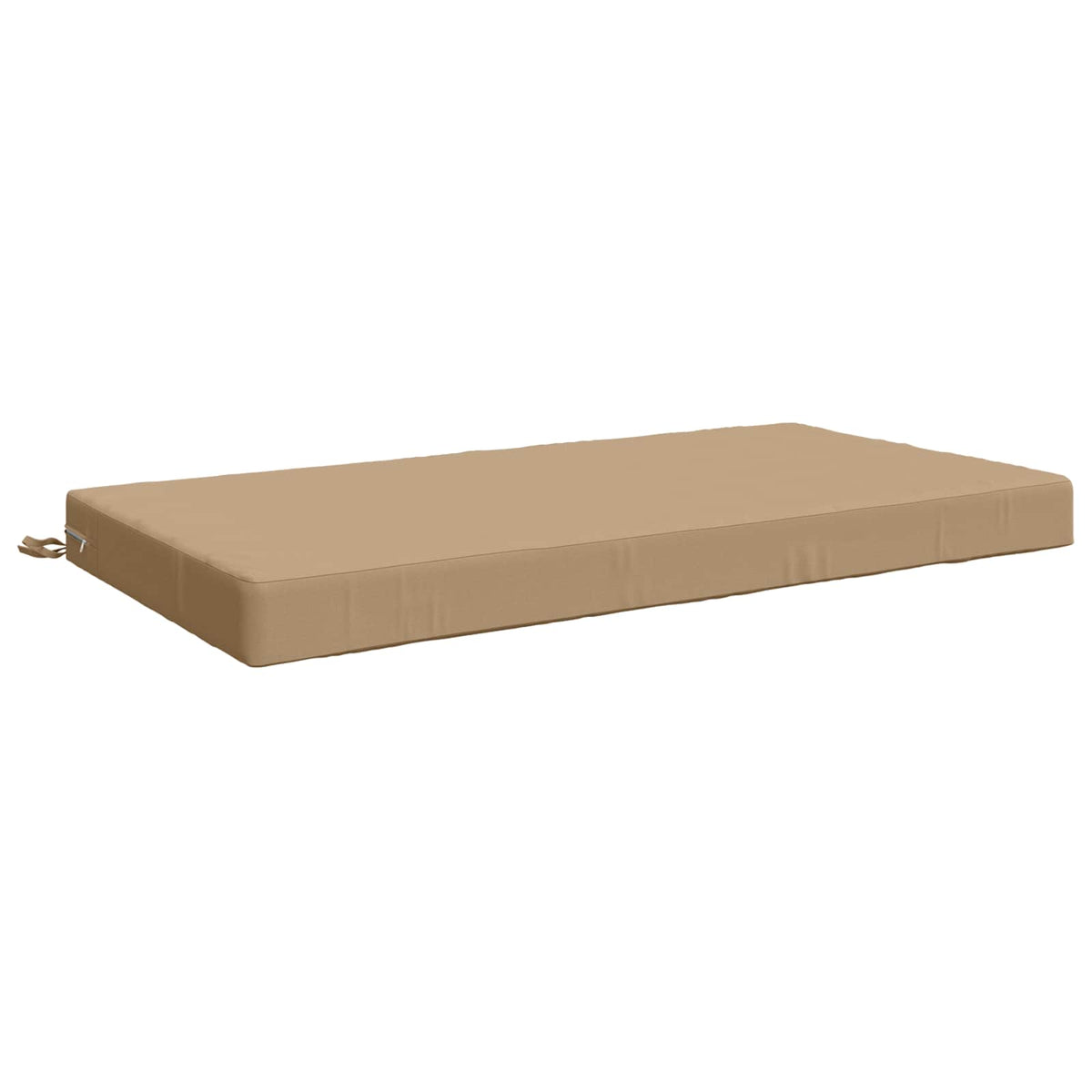 Seat Cushion SOEST 100% Polyester Sand 120 x 60 x 10 cm