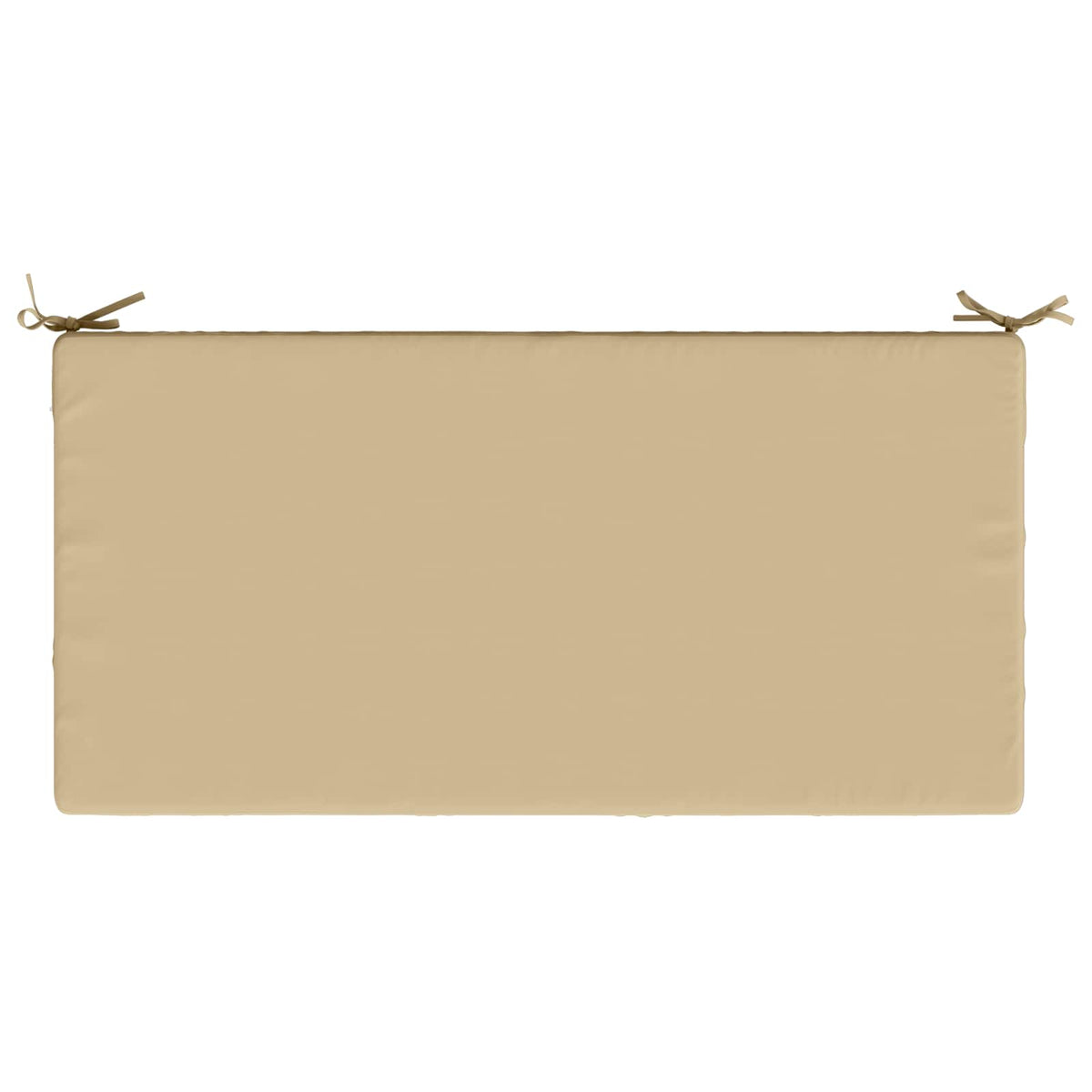 Seat Cushion SOEST 100% Polyester Beige 120 x 60 x 10 cm