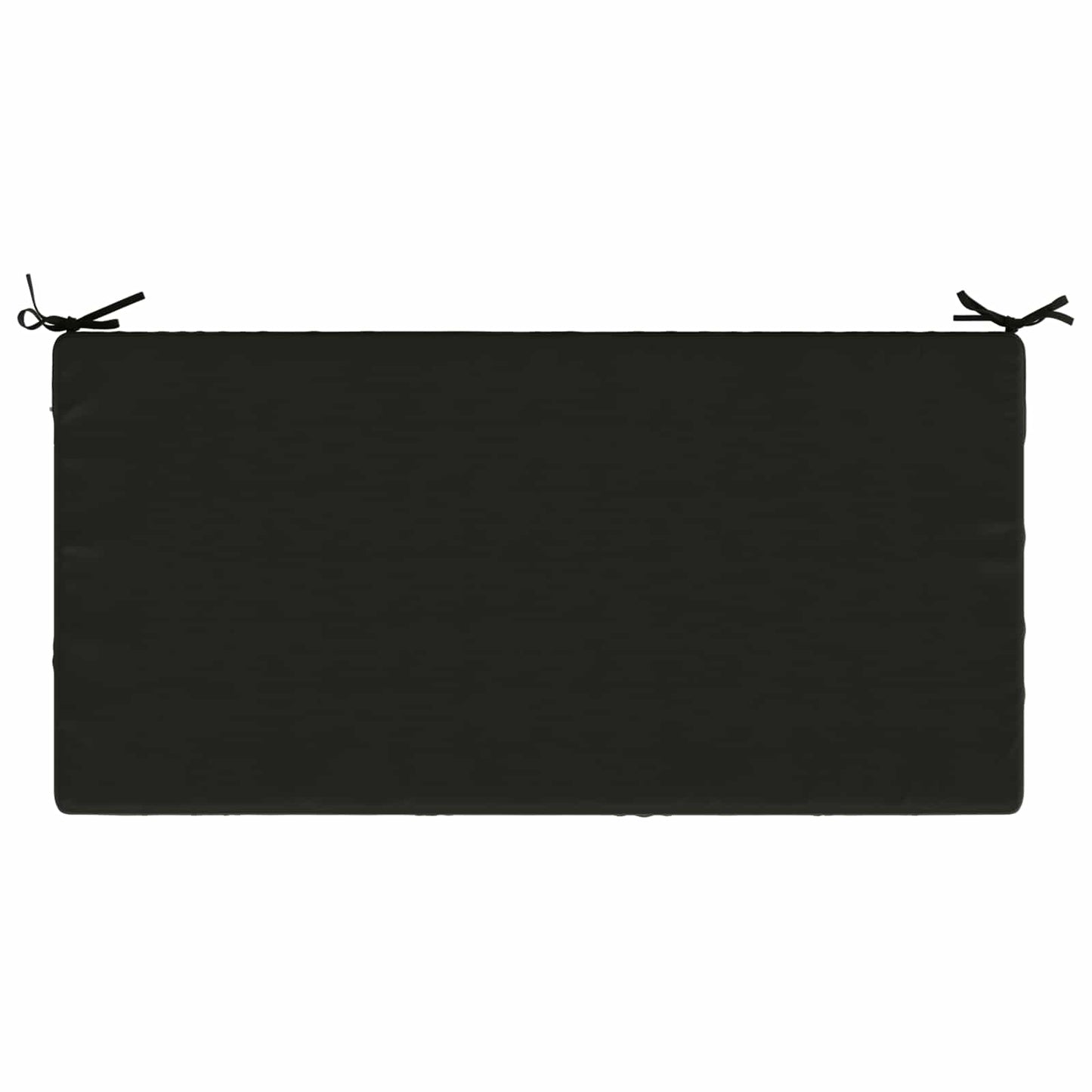 Seat Cushion SOEST 100% Polyester Black 120 x 60 x 10 cm