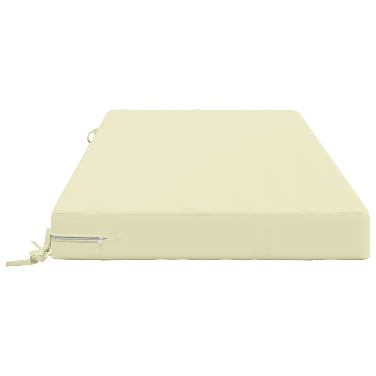 Seat Cushion SOEST 100% Polyester Cream 120 x 60 x 10 cm