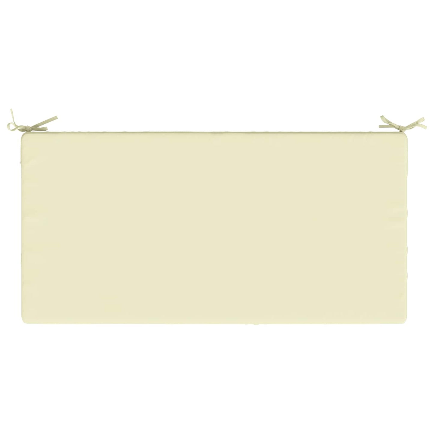 Seat Cushion SOEST 100% Polyester Cream 120 x 60 x 10 cm
