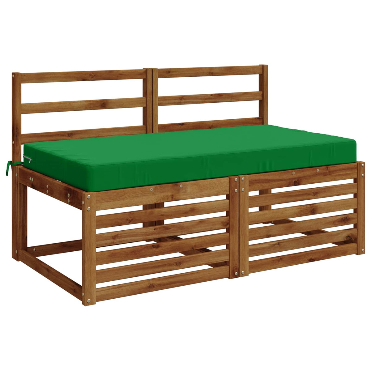 Seat Cushion SOEST 100% Polyester Green 120 x 60 x 10 cm