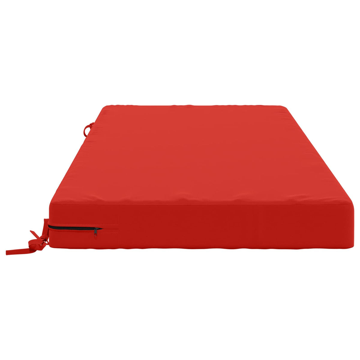 Seat Cushion SOEST 100% Polyester Red 120 x 60 x 10 cm
