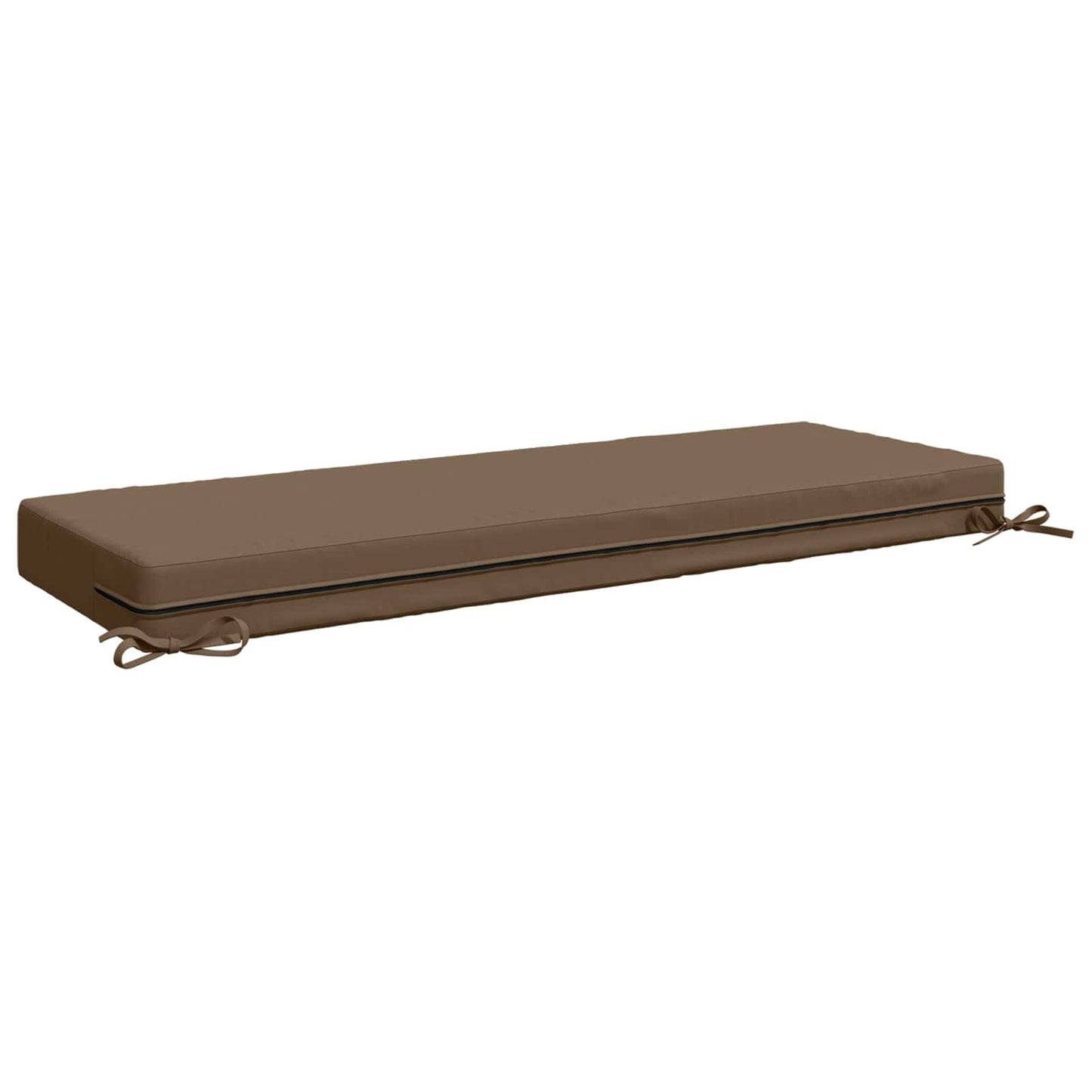 Seat Cushion SOEST 100% Polyester Taupe 120 x 40 x 10 cm