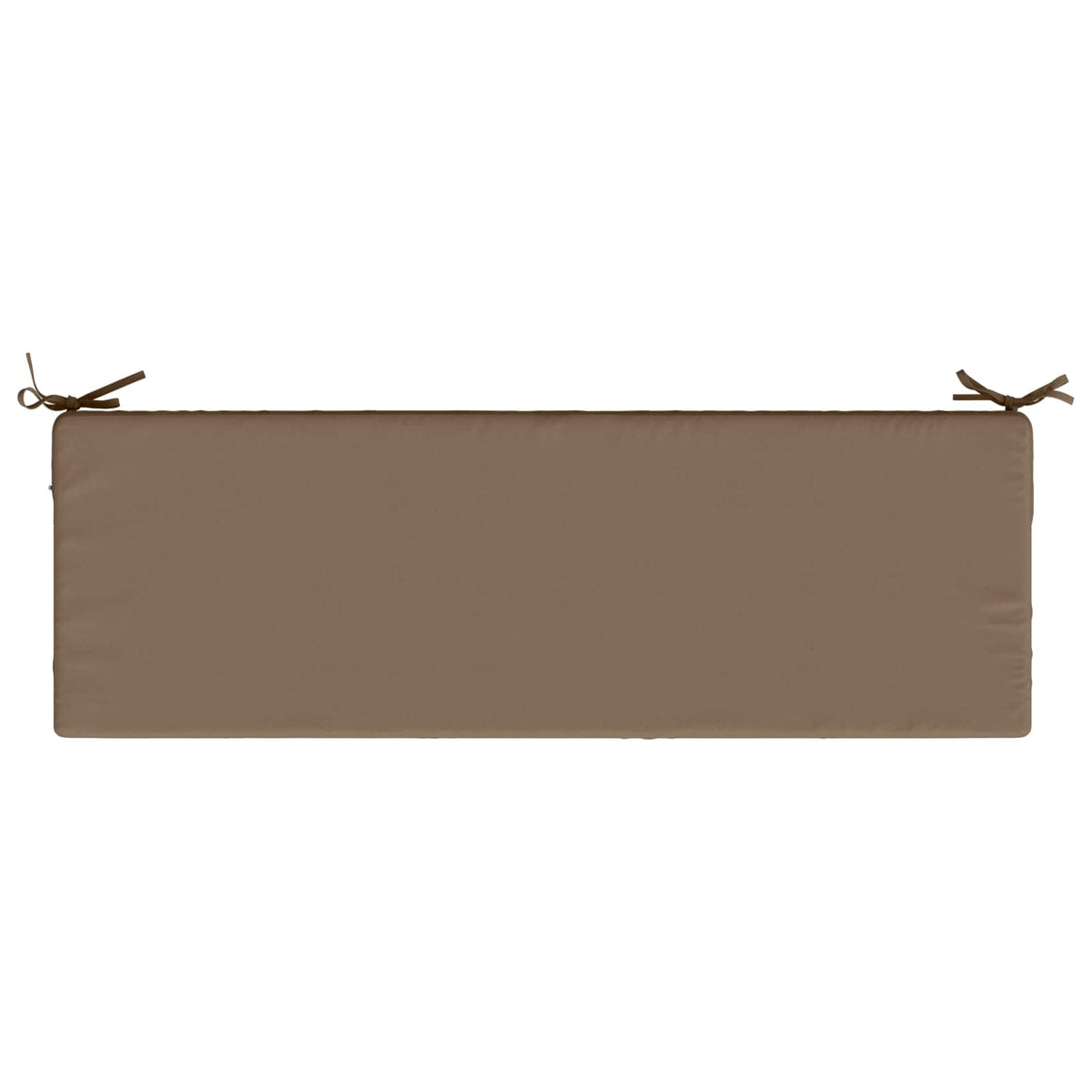Seat Cushion SOEST 100% Polyester Taupe 120 x 40 x 10 cm