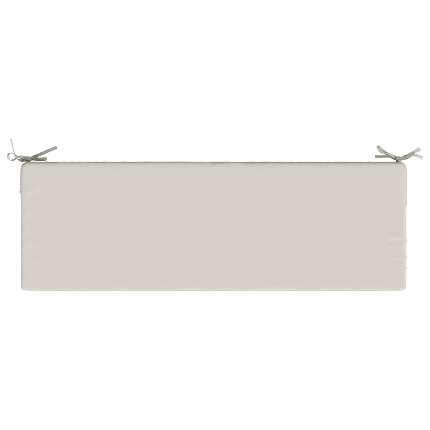 Seat Cushion SOEST 100% Polyester White 120 x 40 x 10 cm