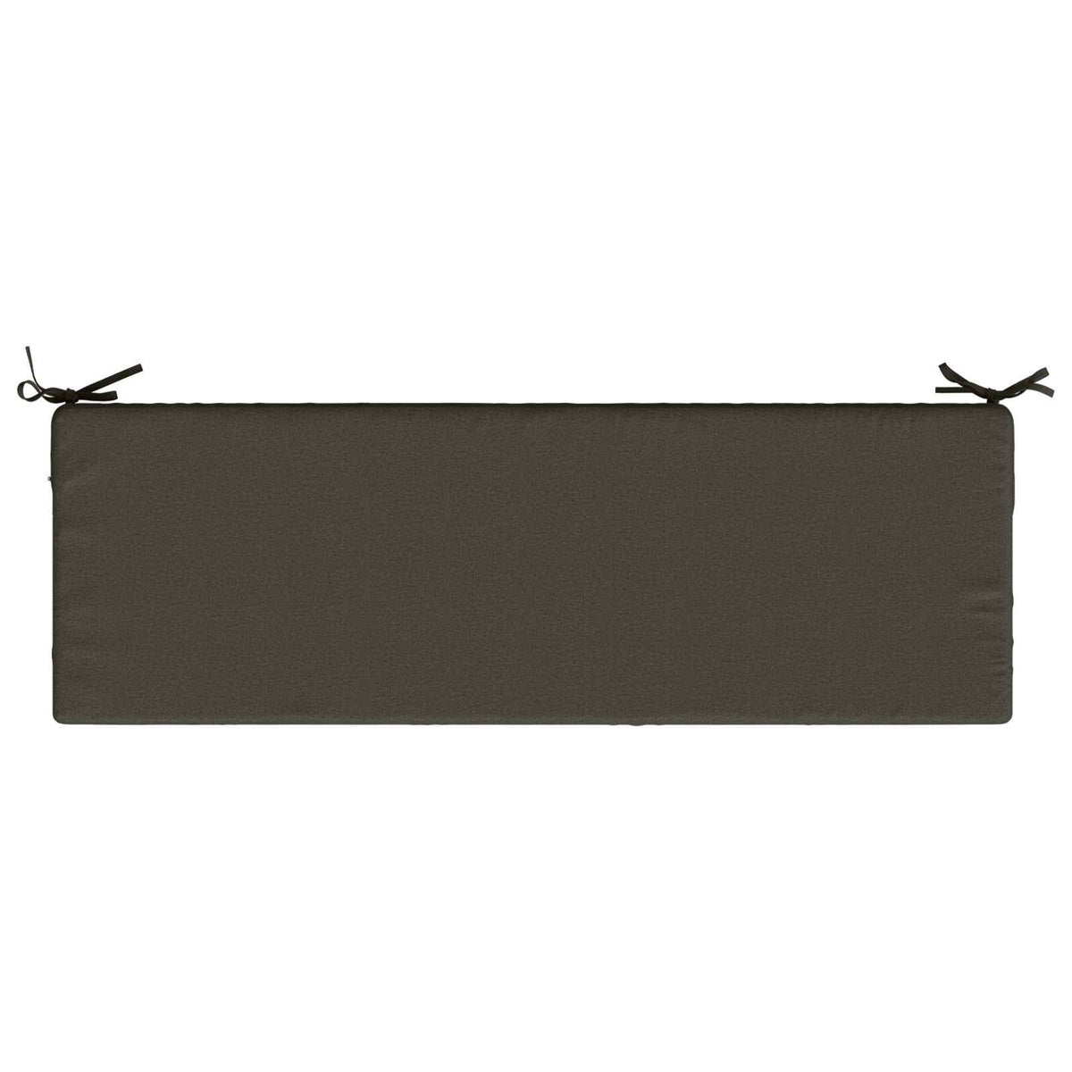 Seat Cushion SOEST 100% Polyester Anthracite 120 x 40 x 10 cm